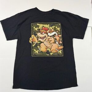 Black Bowser Graphic Short Sleeve Tee